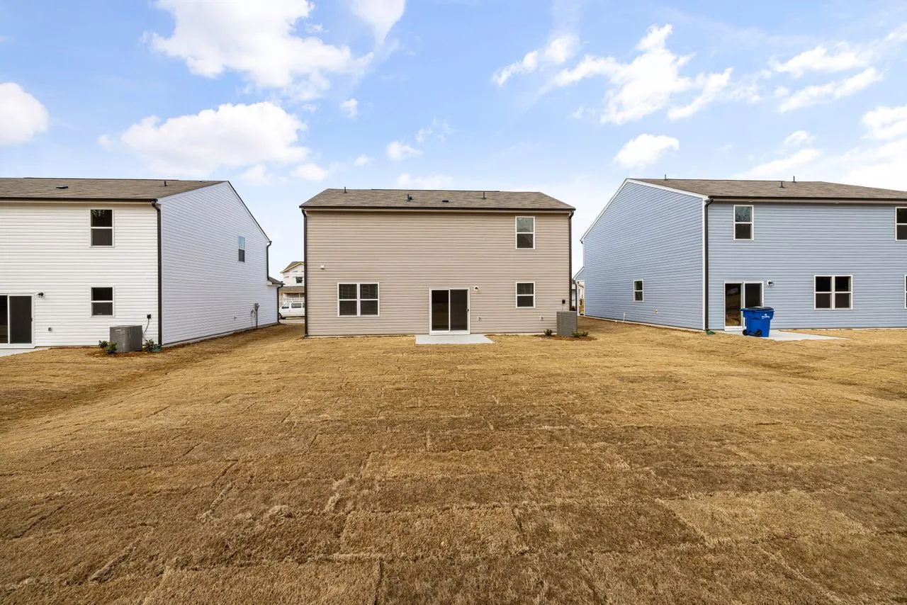 Tidy single-story homes with cleanly cleared, dry perimeters
